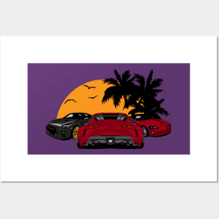 tuning cars Posters and Art